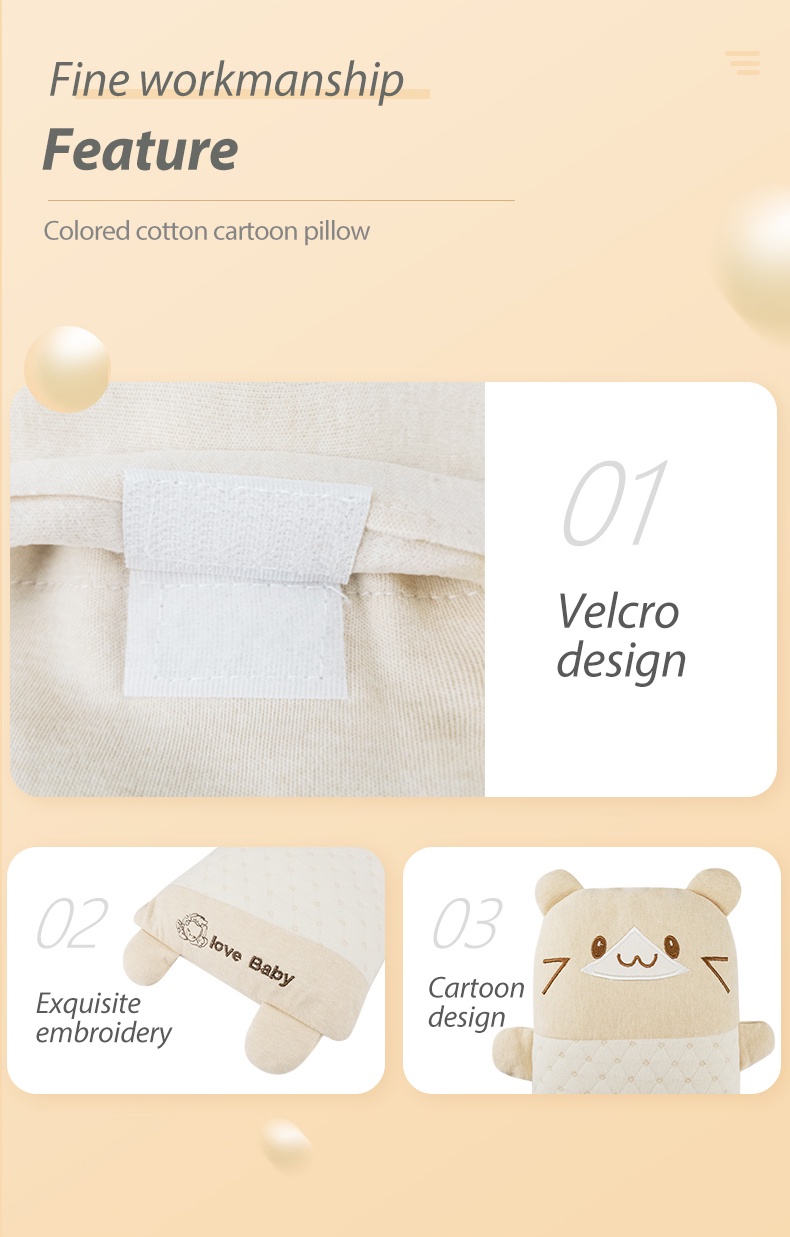 Cartoon Pillow Colored Cotton Pillow-10